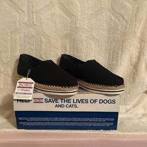 Black BOBS Slip-On Espadrilles